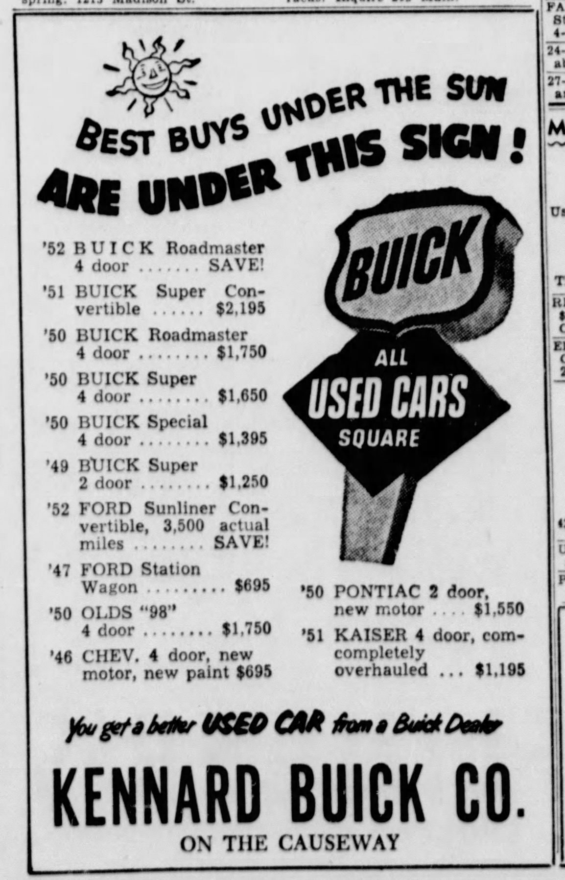 1953: Kennard Buick